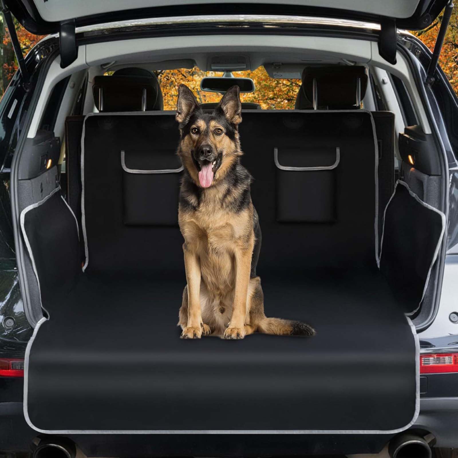 ATTGLR Housse De Protection Coffre Pour Chien Lexus UX 250h Hybrid 2019-2024 | Imperméable, Antidérapante, Pliable | Tapis Voyage Pour Animaux - 2