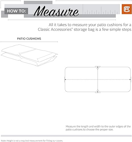 Miniatura 3 de Classic Accessories Veranda - Bolsa de almacenamiento resistente al agua de 45.5 pulgadas para cojines y fundas de patio, fundas para muebles de