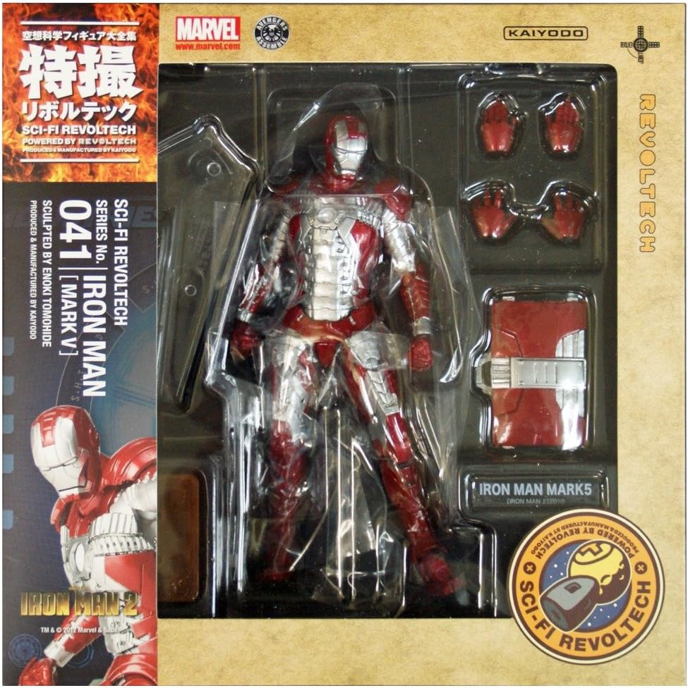 Sci-Fi Revoltech 041 Iron Man Mark V Action Figure