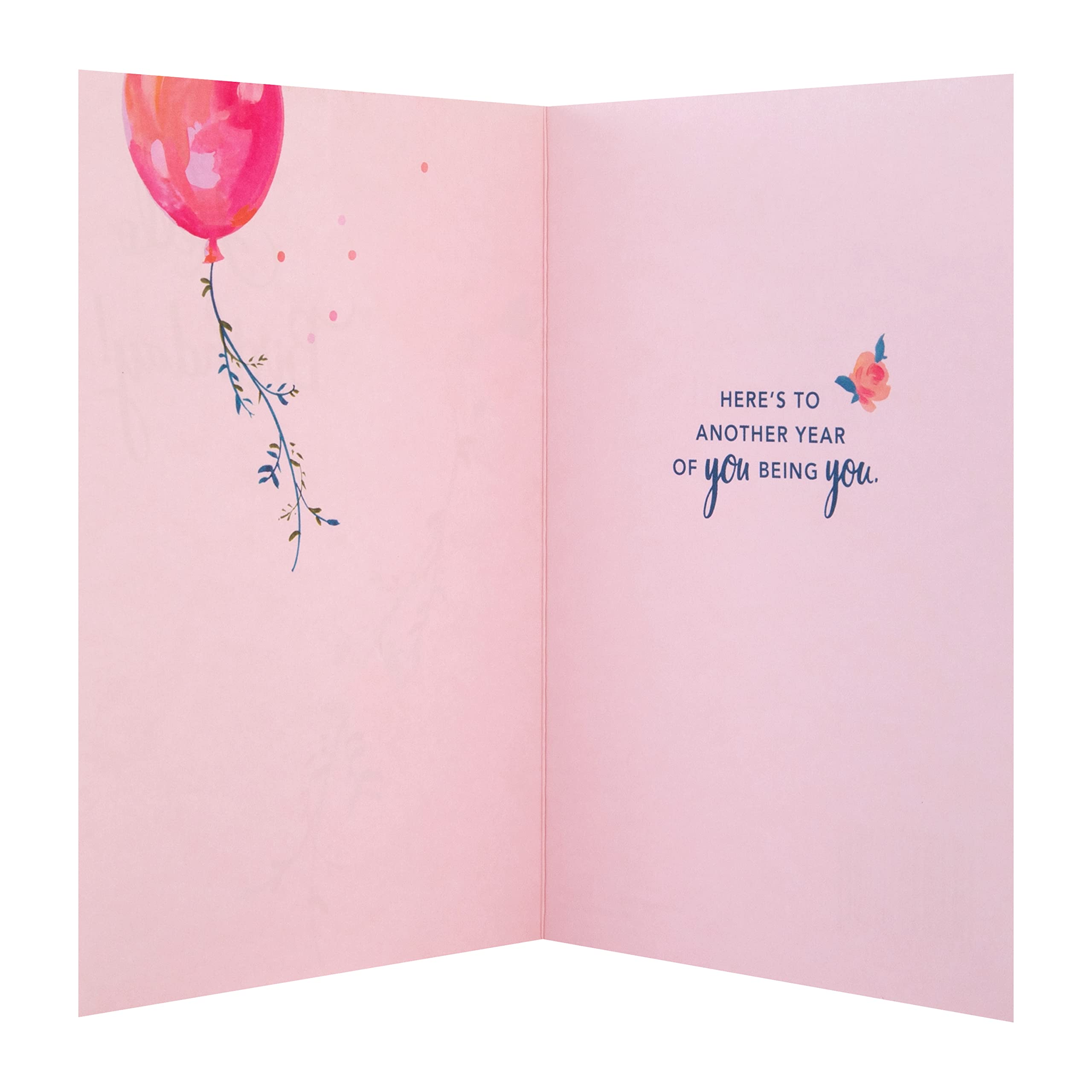 Hallmark Geburtstagskarte Mit Saatpapier-Einlage – Modernes Design & Nachhaltig, Inkl. Umschlag