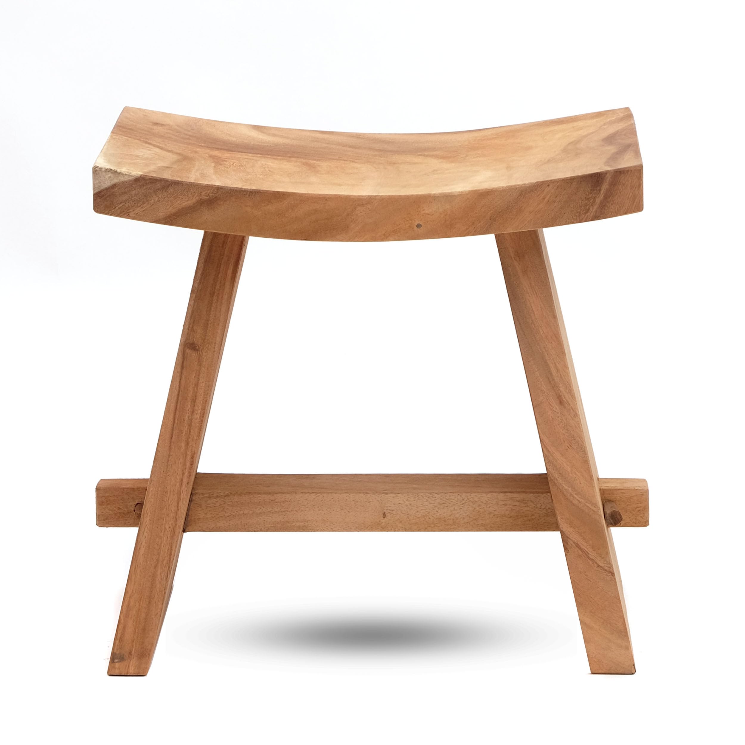 Design STOŁEK SIEDZENIOWY FINCA | Suarholz, Akacja, 50 cm | Drewniany taboret, stolik pomocniczy, stołek na rośliny