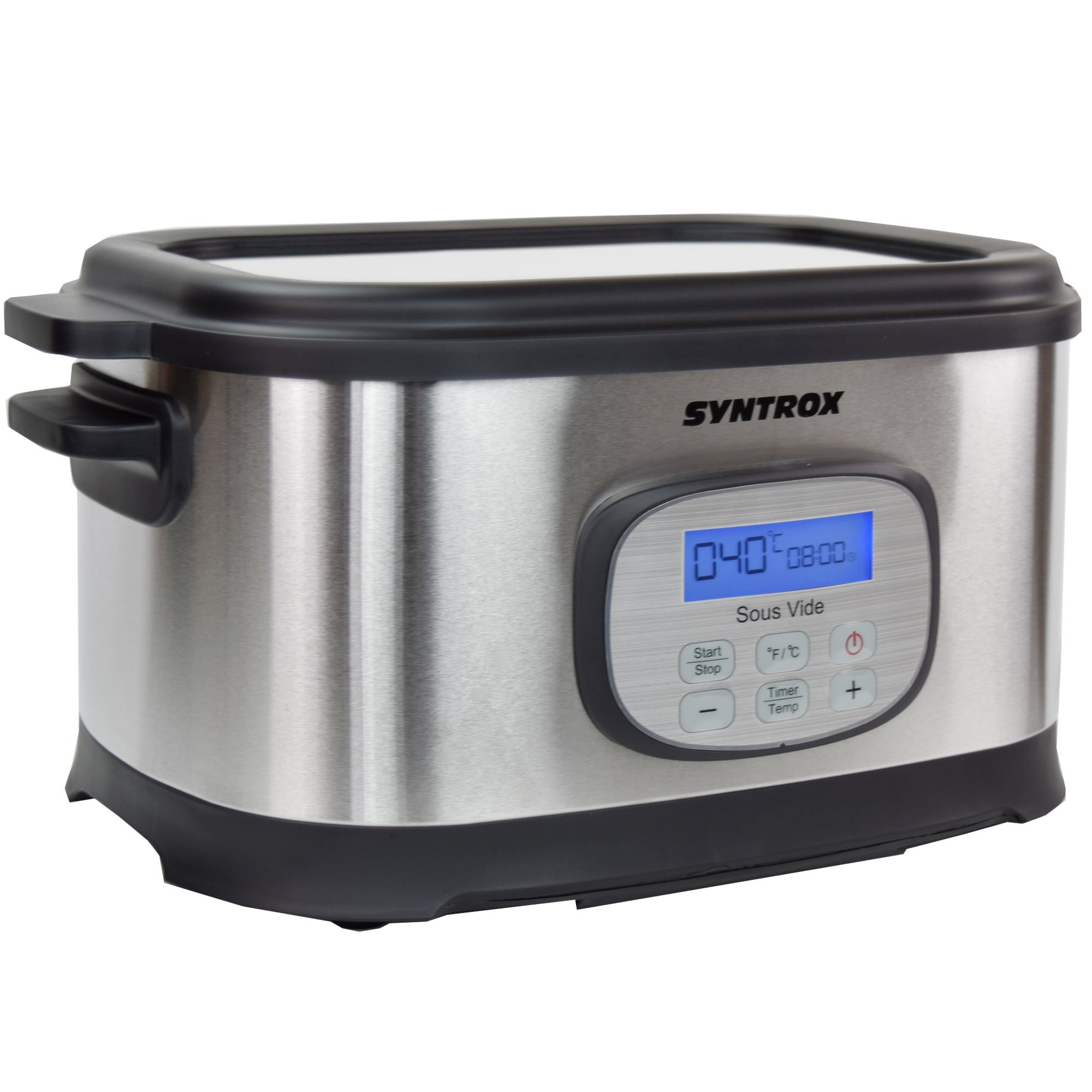 Syntrox Germany Sous Vide Kocher Multikocher, Vakuumgarer, Slow Cooker Langsamgarer, Schongarer der Premiumklasse