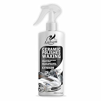 Ceramic Coating for Car - Antson 250ML Easy To Apply Hydrophobic Spray With Extreme Gloss, Slickness & UV Protection, More Durable Than Other Car Polish & Wax (250 ML)