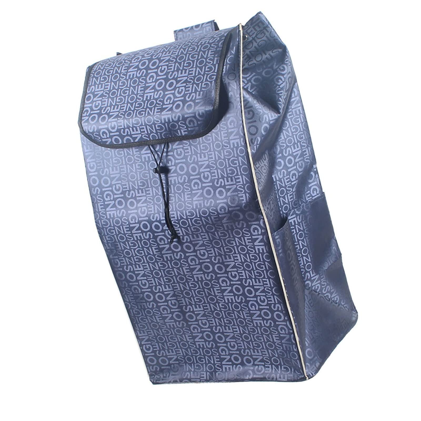 80L Oxford Cloth Waterproof Shopping Trolley Storage Bag - Durable and Large Capacity Trolley Replacement Bag, Size 38X30X70CM - Color B