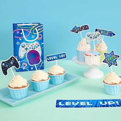 Vista 91 de WERNNSAI 36 decoraciones para tartas de dinosaurio, decoraciones de cumpleaños de dinosaurio, decoración de cupcakes de dinosaurio, decoración