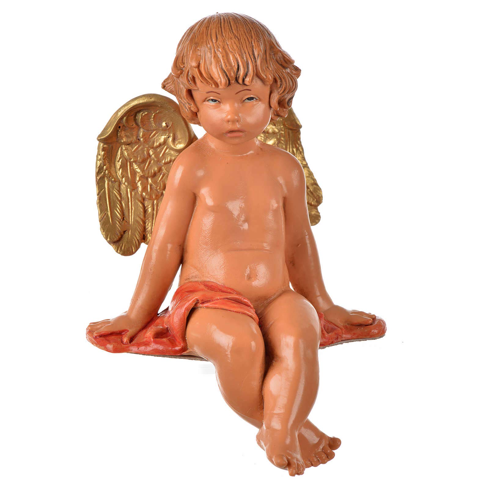 Angelo in piedi con grano Fontanini presepe 12 cm dipinto a mano | vendita online su