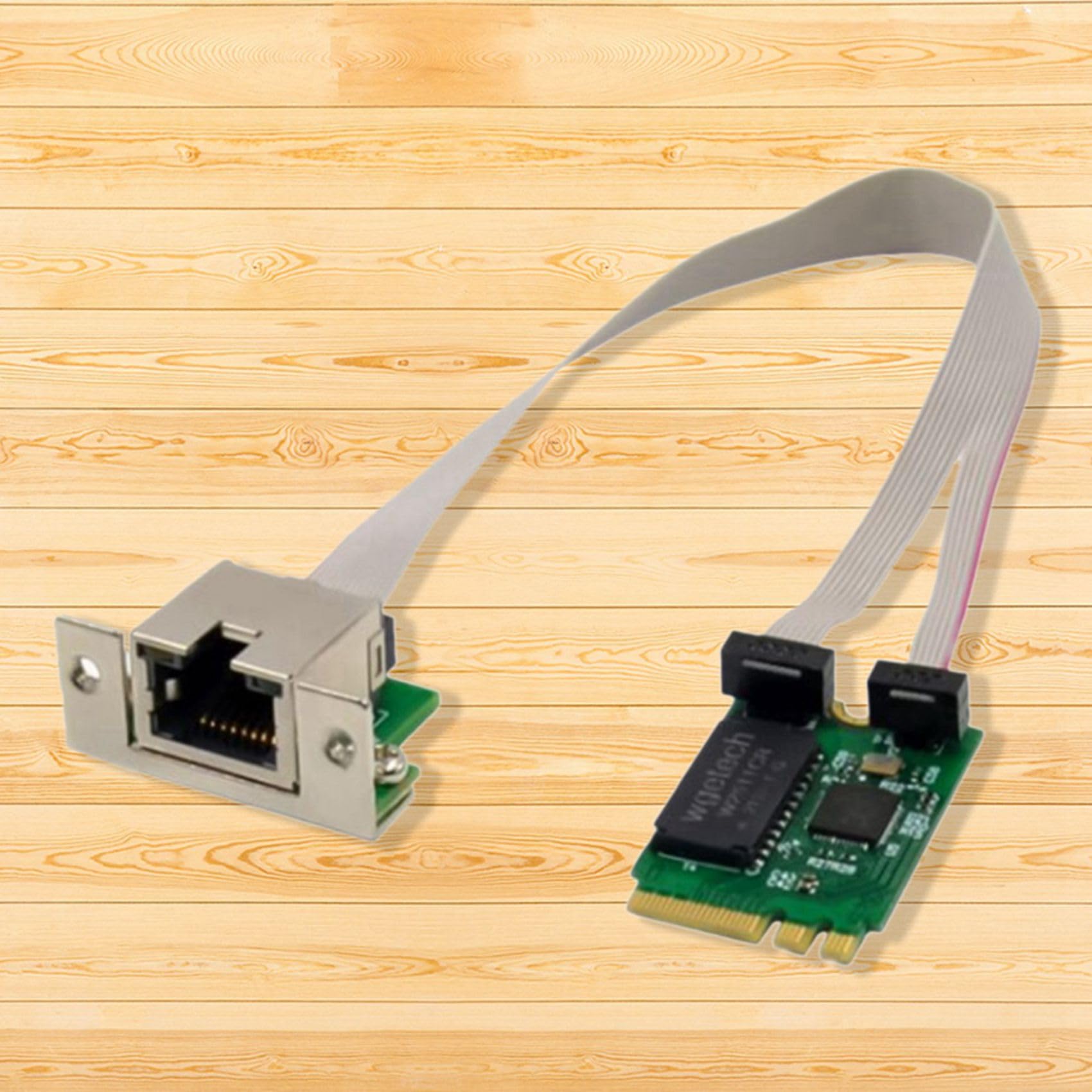4X M.2 A+E Adattatore Ethernet 2.5G Scheda di Rete M.2 Multi-Gigabit 2.5G/1G/100M 8125B Com