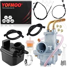 PW50 Carburetor Throttle Cable Choke Cable Compatible with Yamaha Y-Zinger PW 50 Peewee Gtmotor G50T Loncin PY50 LX50PY Jianshe PY50 Yzinger Carb