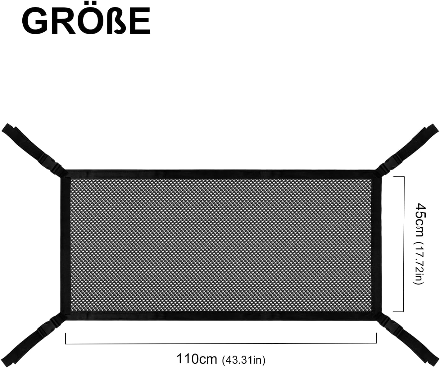 Toddler Tower Safety Net 110 x 45 cm, Double Layer, Kids Tower Safety Net for Children to Play Learning - Household Kitchen Living Room Dense Net, Stable