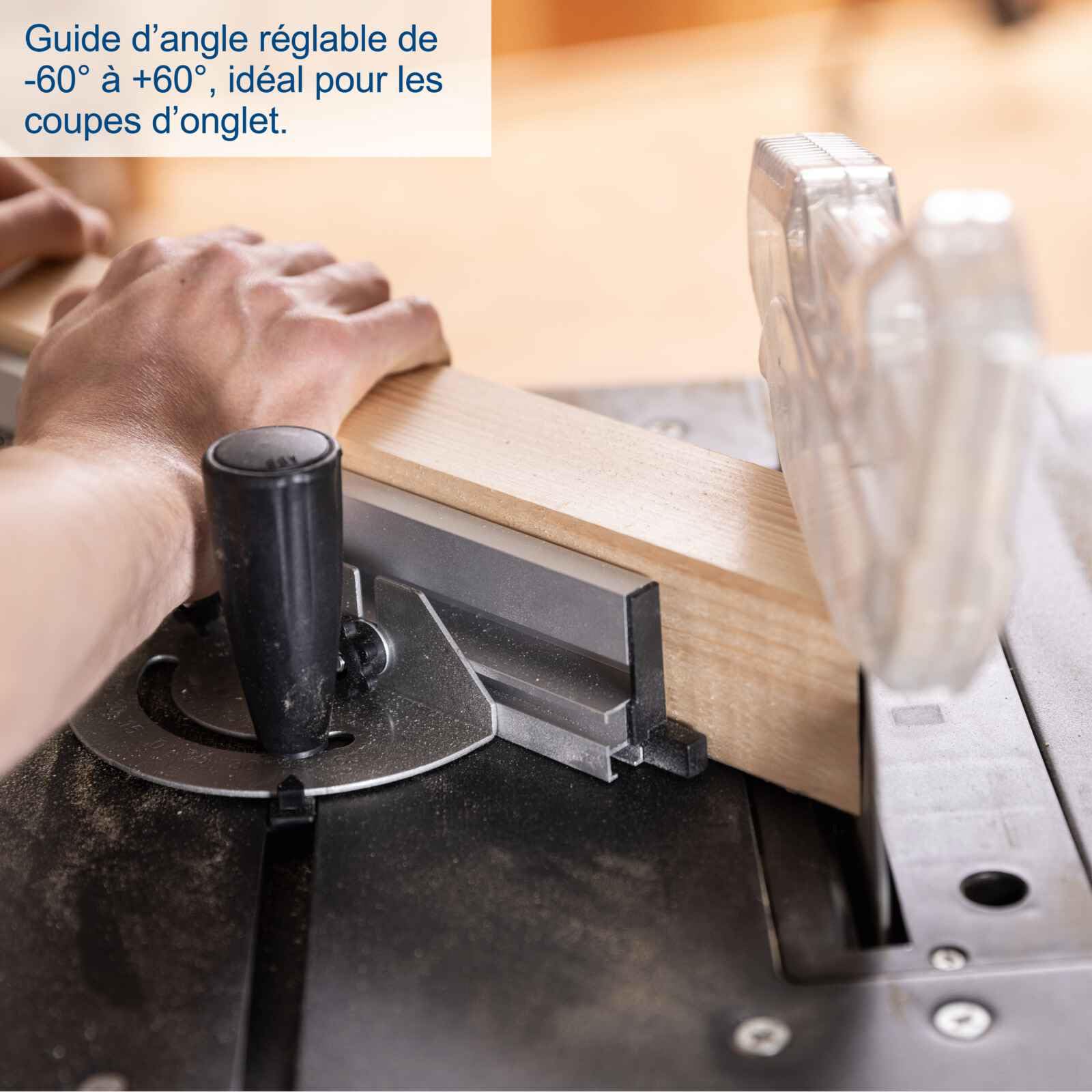 Scheppach Scie circulaire sur table HS210-1500W - lame Ø210mm - 24 dents