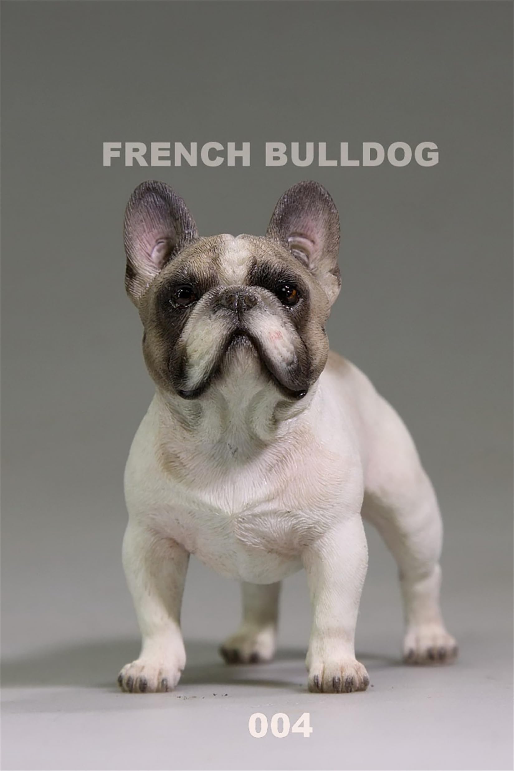 Amazon.co.jp: JXK 1:6サイズ フレンチ·ブルドッグ 8cm 犬 動物 リアル