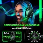 WolfLawS Wireless Gaming Headset for Xbox Series X|S, Xbox One, PS5, PC, Mac, Switch – Bluetooth Headphones with Noise Cancelling Mic, 60H Playtime, Low Latency, Lightweight for Gamers