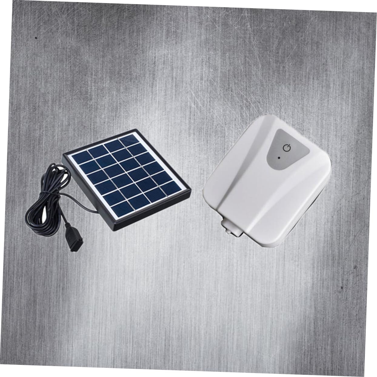 BESPORTBLE Solar Charging Fish Tank Oxygen Pump White Hydroponic Air Diffuser for Aquariums Low Noise Energy Saving Air Displacement for Optimal Oxygen Supply