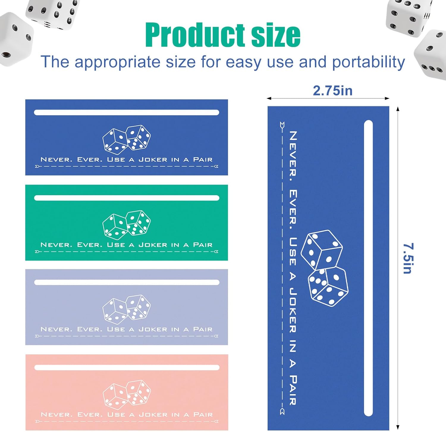 Vodolo 4 Pcs Mahjong Card Guide and Line Finder for Strategy Tool, Suit for Travel, Parties, Competitions, Game Nights,Pecfect Mahjong Accessories and Mahjong Gifts for Player and Beginners