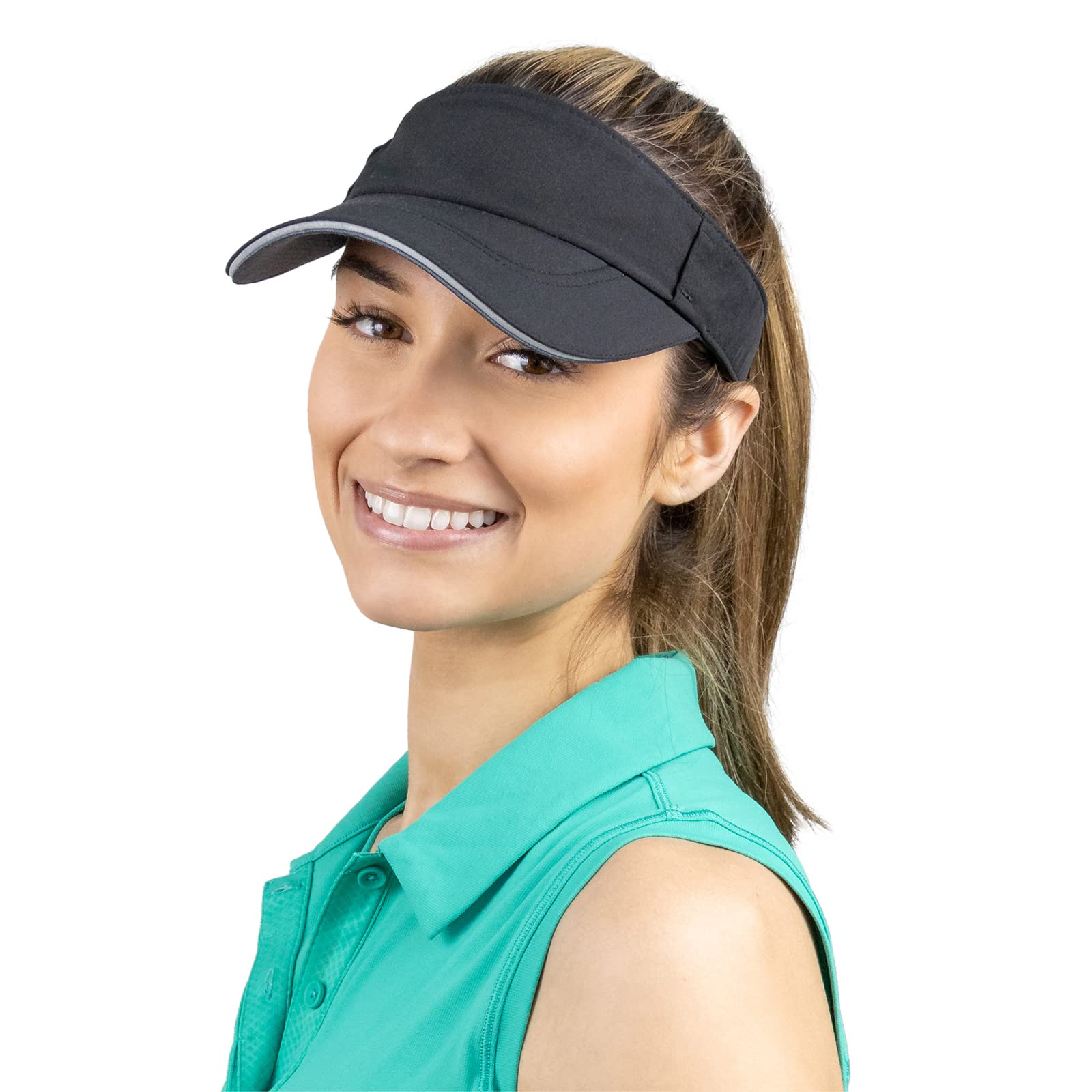 TrailHeads Sun Visor Hat for Women - Recycled Running Visors for Women - Tennis, Golf, Softball, Summer - Women's Visors