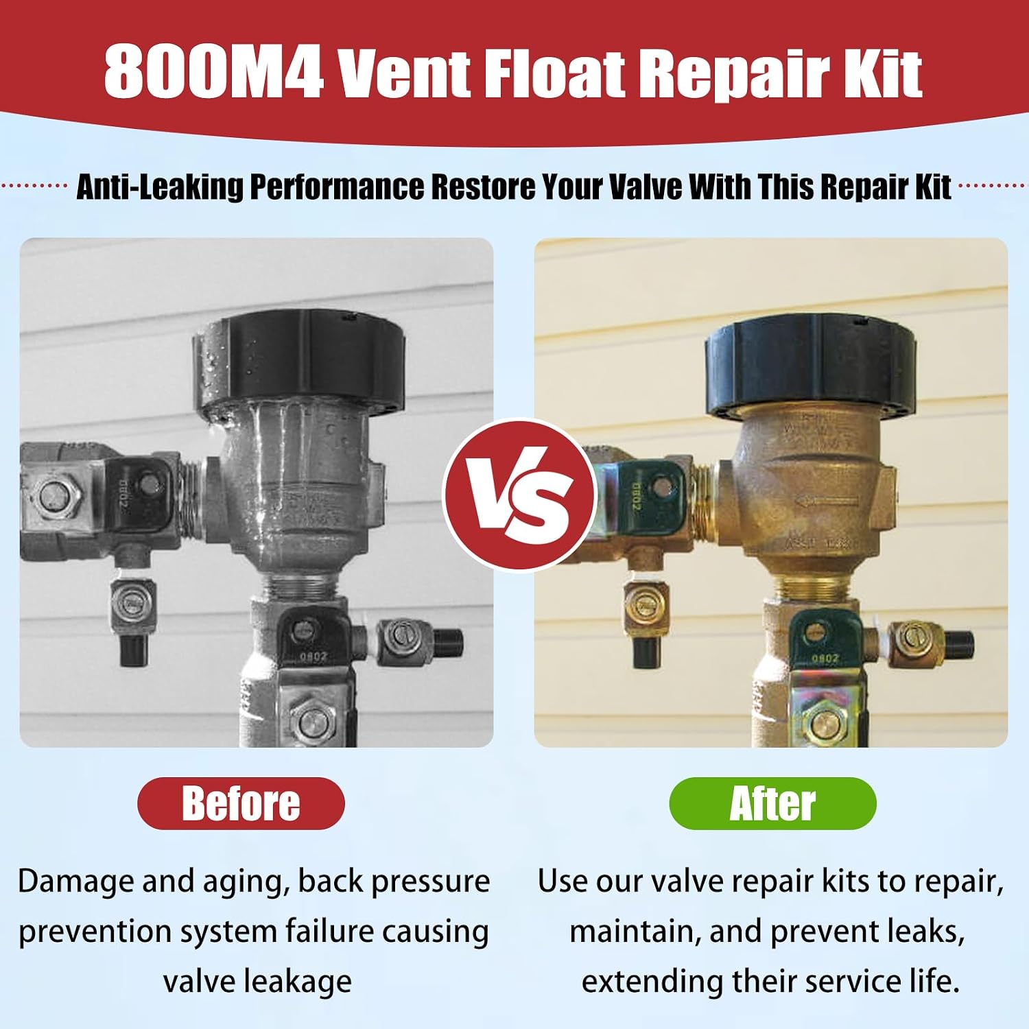 800M4 Vent Float Repair Kit - for 1" 800QT Backflow Valve image 4