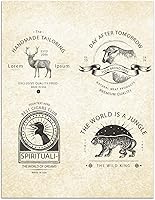 Vista 6 de Papel pergamino para certificados, estacionario para currículums, diplomas, tamaño carta, 50 hojas de doble cara, 3.53 oz/m², papel pergamino de 8.5