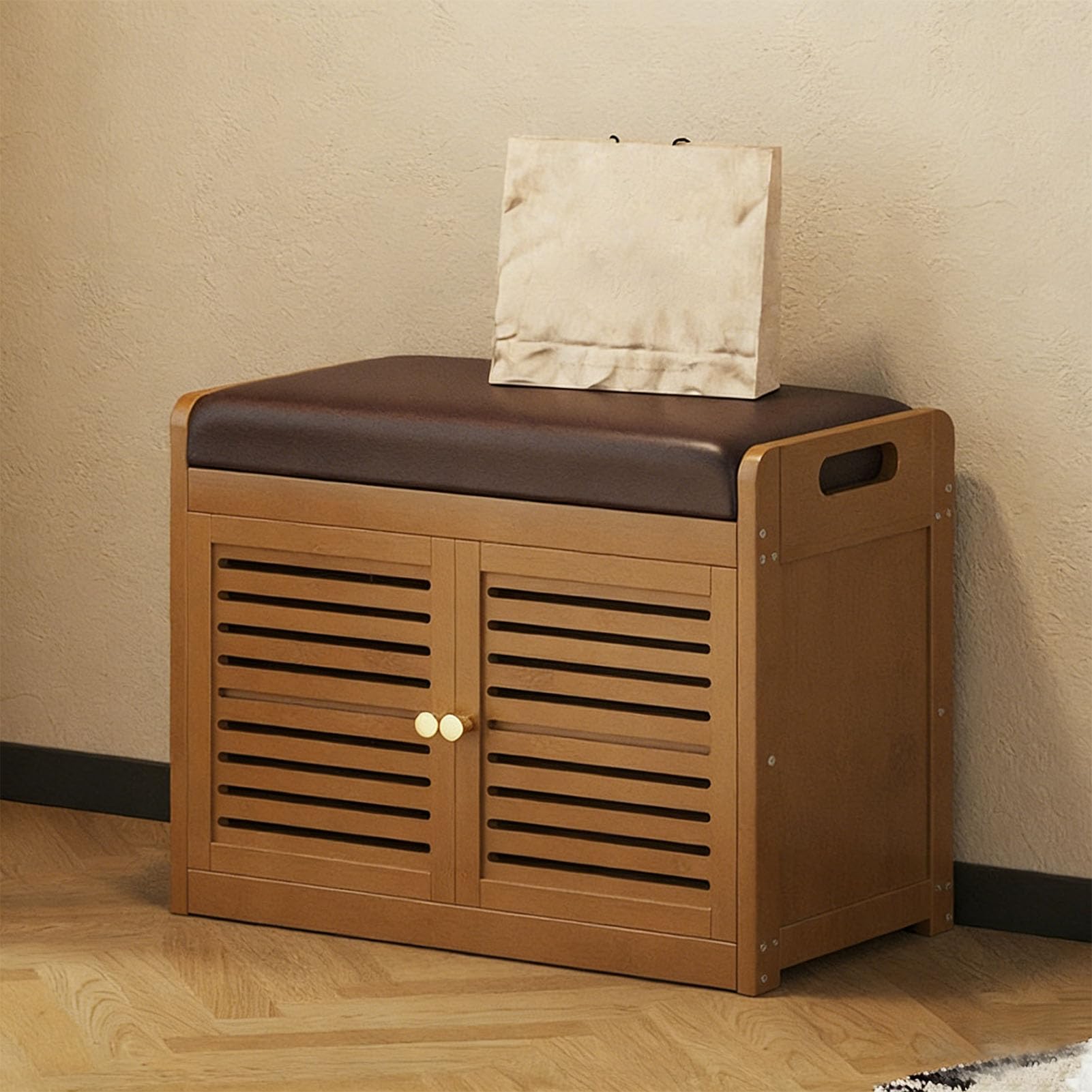 Banc de rangement pour chaussures : le secret d'une entrée soignée et accueillante