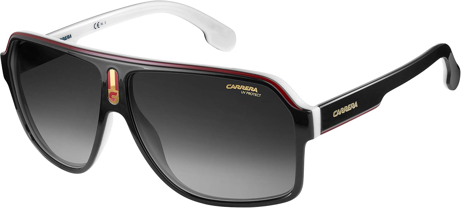 Carrera CA1001/S Plastic Aviator Sunglasses For Men For Women +BUNDLE with ACCESSORY EYEWEAR KIT
