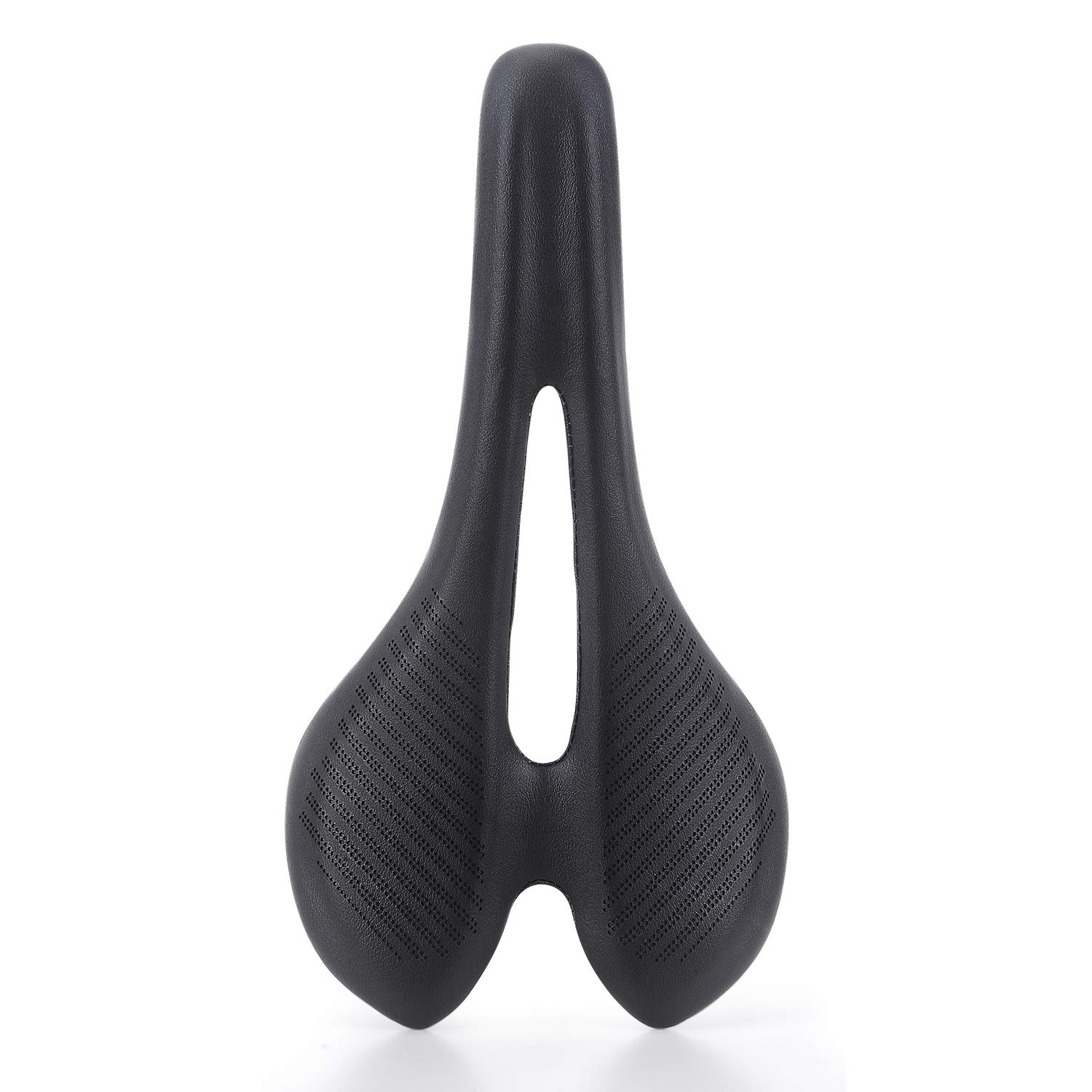 KABON Cómodo asiento de bicicleta ligero 3 K completo carbono bicicleta sillín cojín con cuero de microfibra transpirable para bicicleta de carretera y bicicleta de montaña