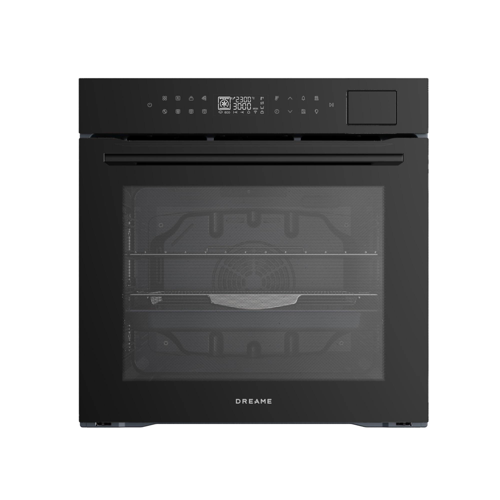 dreame OZ40 Einbau-Backofen 60cm,81L Volumen,10 intelligente Rezepte