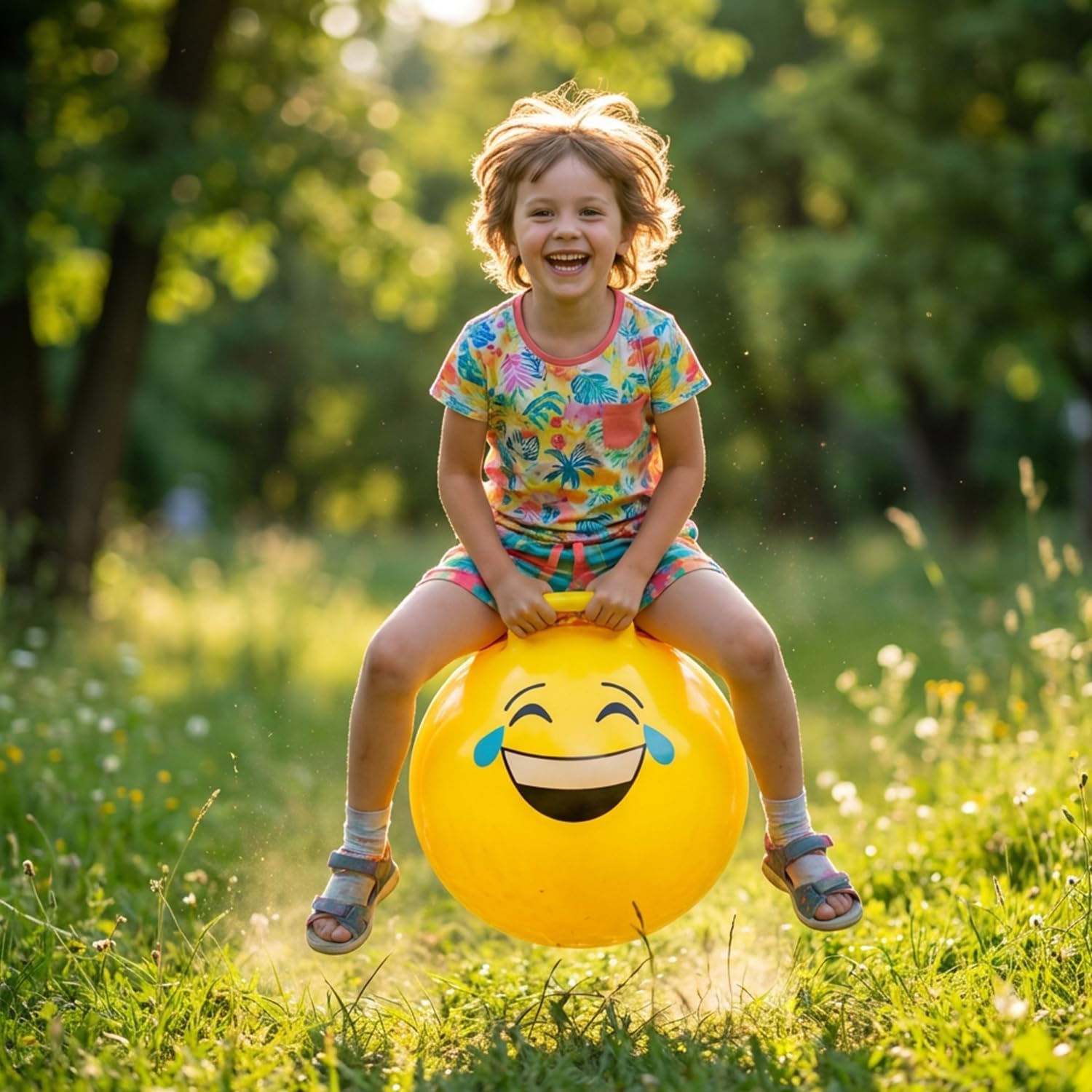 18" Emoticon Hopper Ball