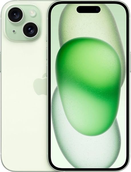 Apple iPhone 15 Plus, 128GB, Green - Locked to AT&T (Renewed)