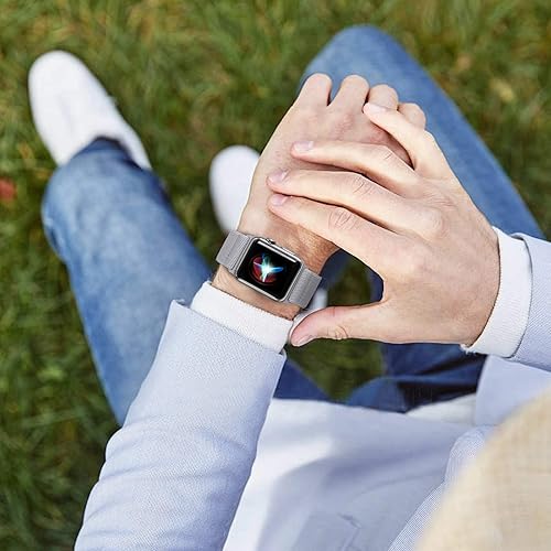 Miniatura 9 de Correa elástica de nailon para Apple Watch, de 1.49, 1.57, 1.61, 1.65, 1.73, 1.77 y 1.772pulgadas, deportiva, trenzada, Ultra iWatch Serie 8 7 SE 6