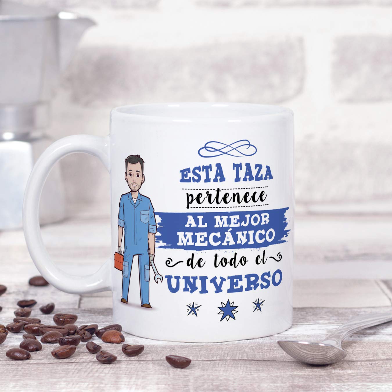 Que Todo lo Bueno te SIGA te encuentre y te abrace Tazas con Frases motivacional