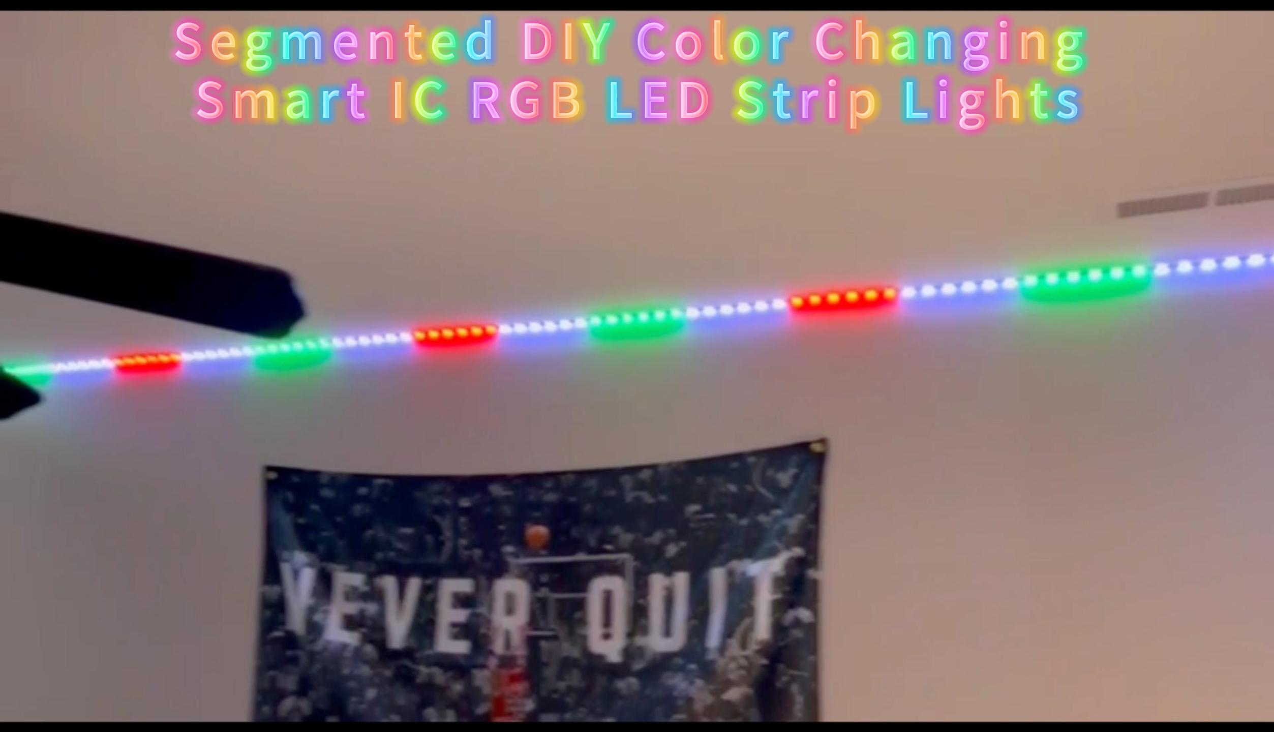 Image of LED Strip Lights,130FT Smart IC RGB WiFi Voice Controlled LED Lights