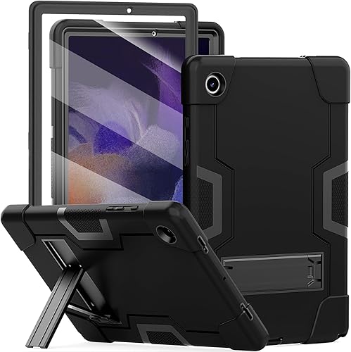 Miniatura 9 de WESOROL Funda para Galaxy Tab A9 Plus, Samsung Tablet A 9 Plus con protector de pantalla integrado, funda híbrida a prueba de golpes para Samsung