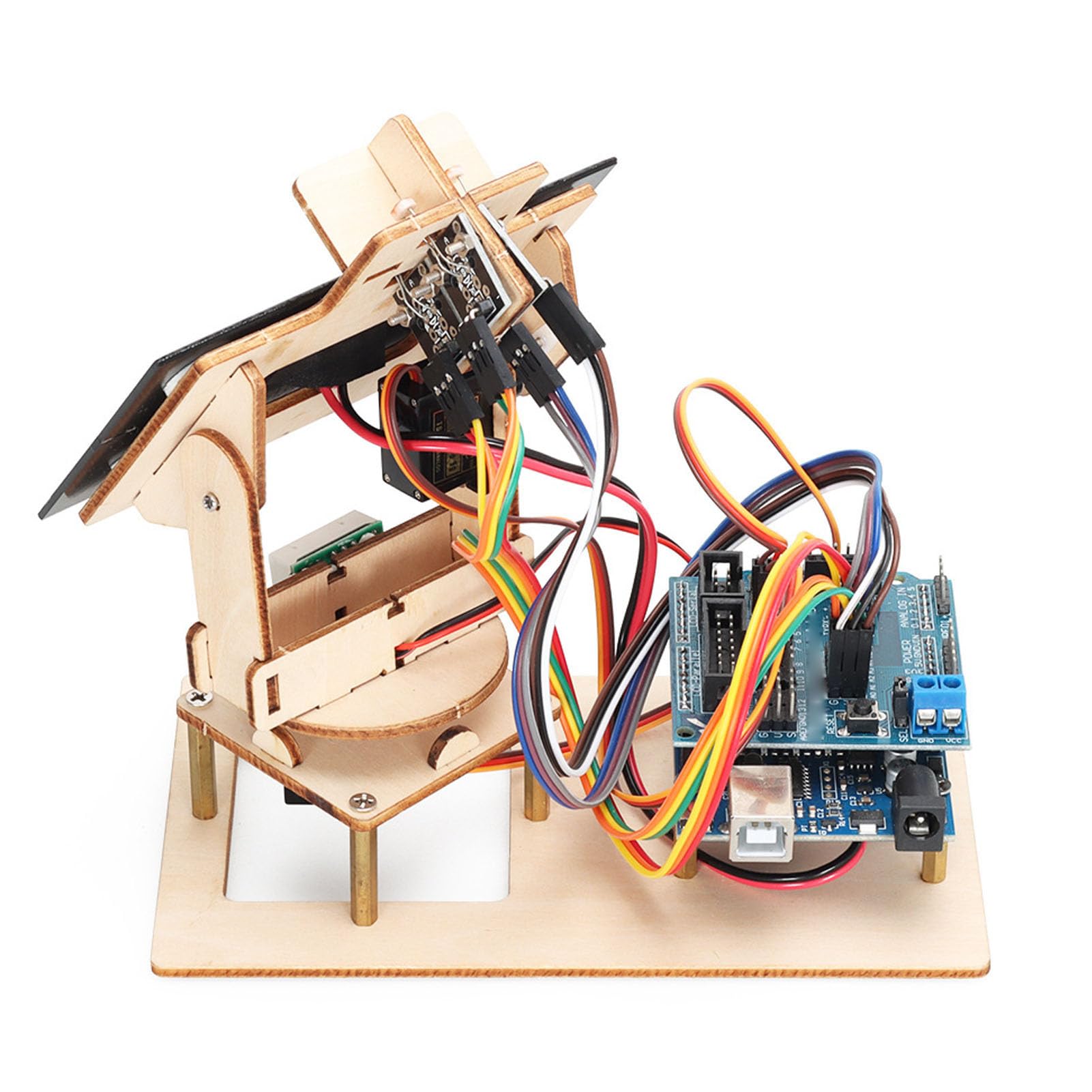 Solar-Tracking-Bausatz für, STEM Lernspielzeug, elektronisches Solar-Tracker-Set, 12V, für Bildung und Experimente