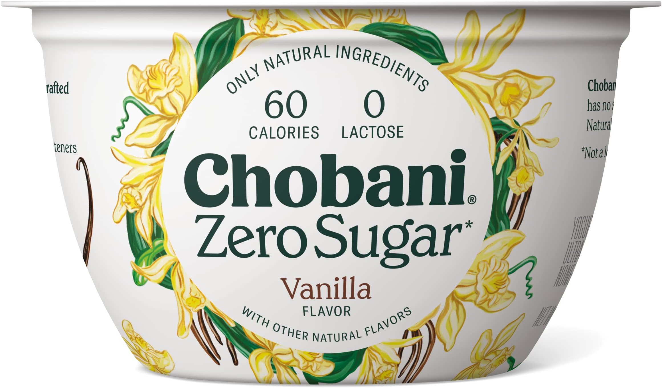 Chobani® Zero Sugar* Vanilla 5.3oz