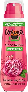 Ushuaïa - Deodorante compresso, 48 ore, granata