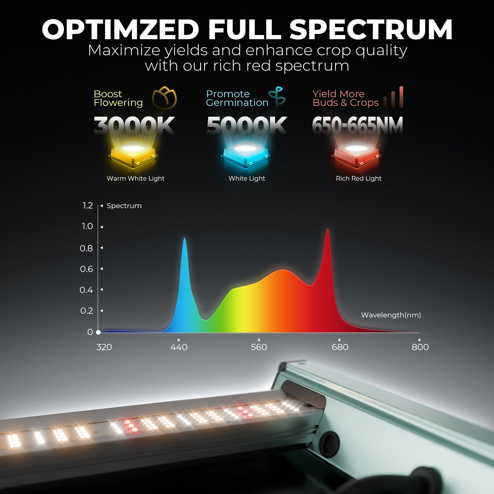 Amazon.com : MARS HYDRO 2026 New FC-1000W 2.85 PPE LED Grow Light