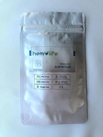Tens Elektrodu Tek Kullanimlik YapiŞmali 50x50 Mm Kablolu