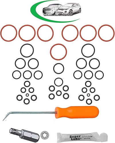 Kit completo de juntas tóricas de bloque de válvula de suspensión neumática compatible con Land Rover LR34 y Range Rover Sport L322 L320..