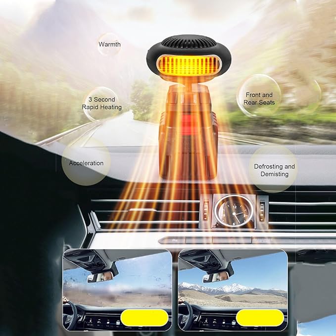 Calefactor Eléctrico Portátil 12V 170W miniatura 4