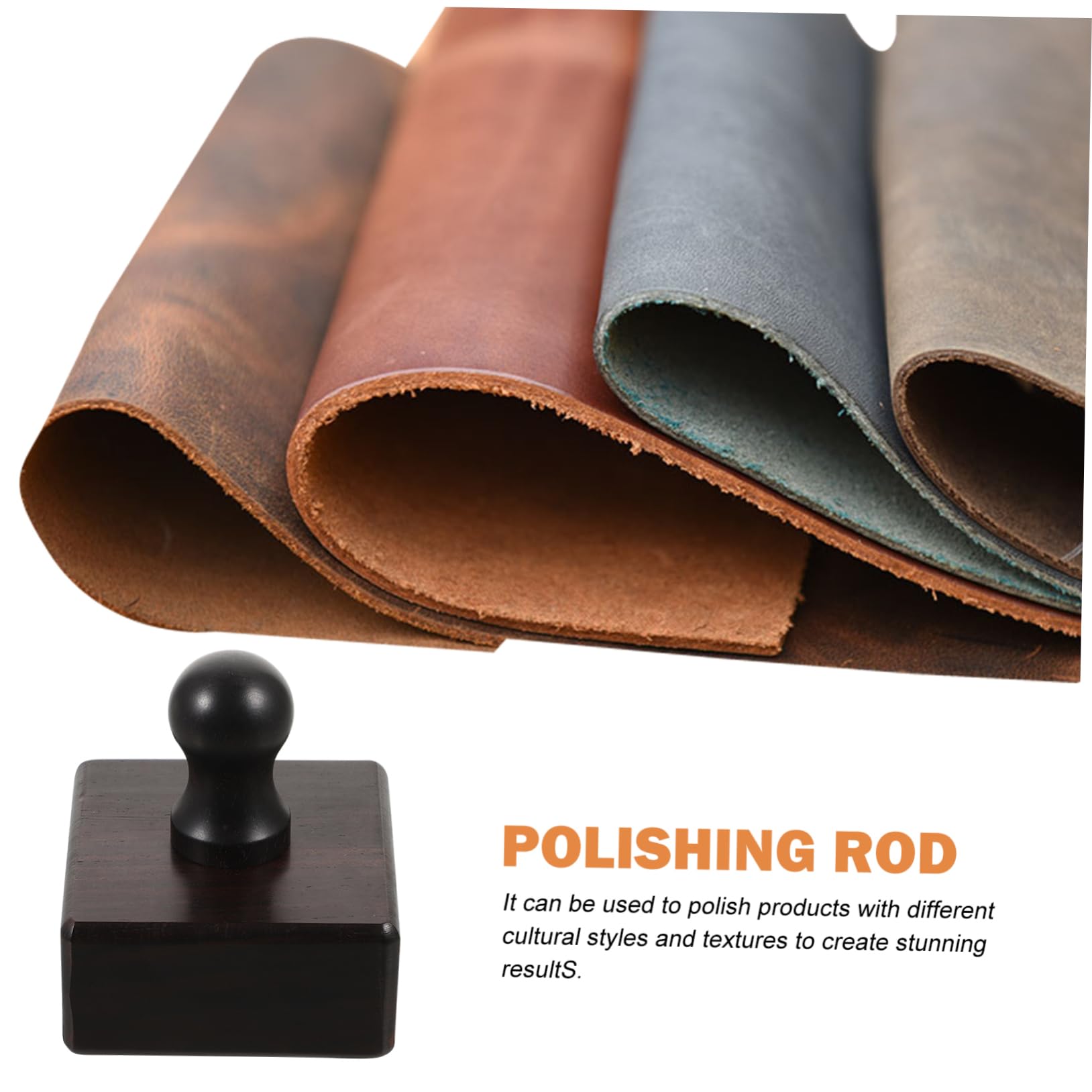Operitacx 5pezzi Strumento Di Burnishing Per Pelle Attrezzo Di Finitura Professionale Per Lavori Fai Da Te Per Polimento e Restauro Di Prodotti Pelle Design Ergonomico Per Uso Confortevole