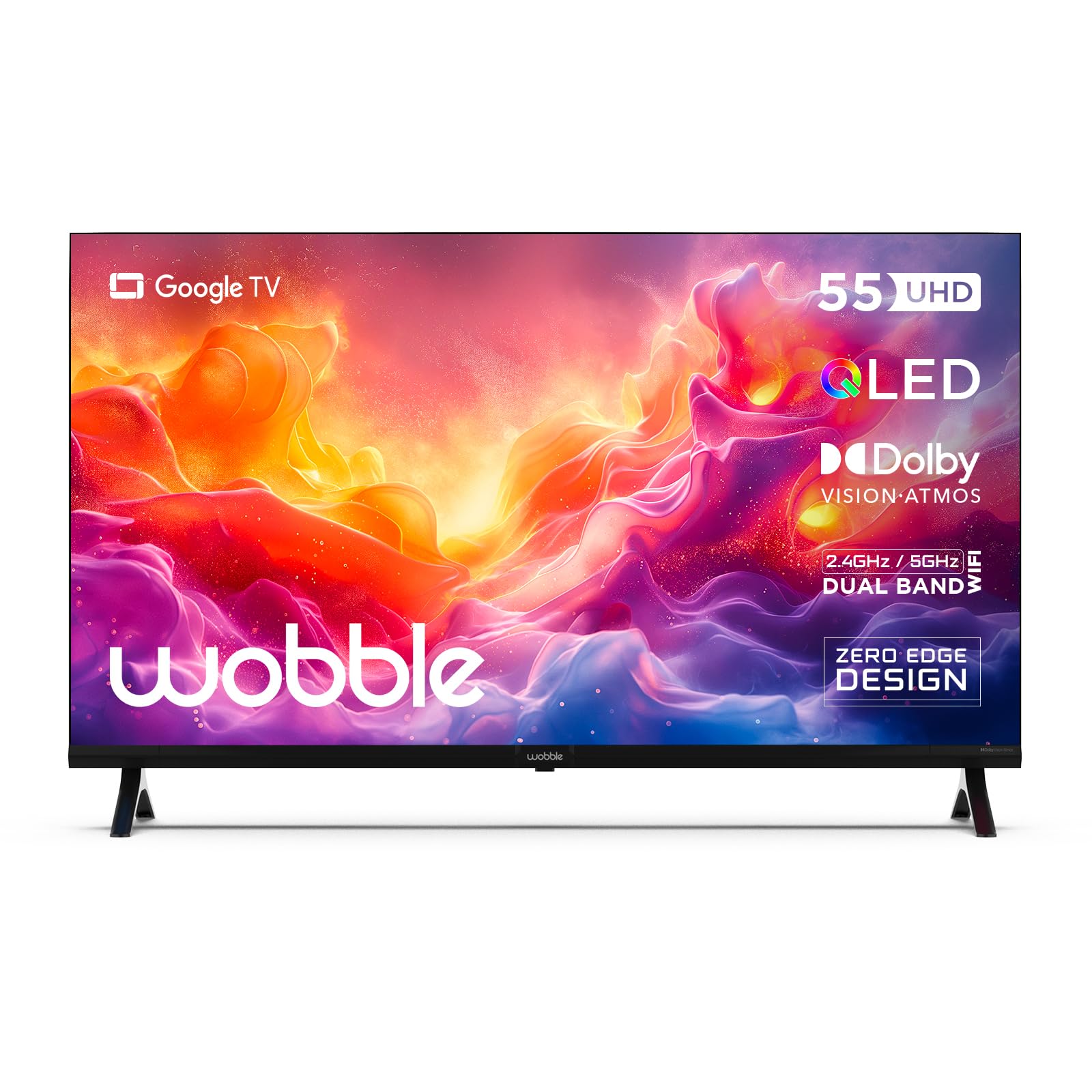 Wobble 139.7 cm (55 inches) QD Series 4K Ultra HD Smart QLED Google TV WB55GTAW9602QD (Black) (B0CSJZ7XM5) Amazon Price History, Amazon Price Tracker