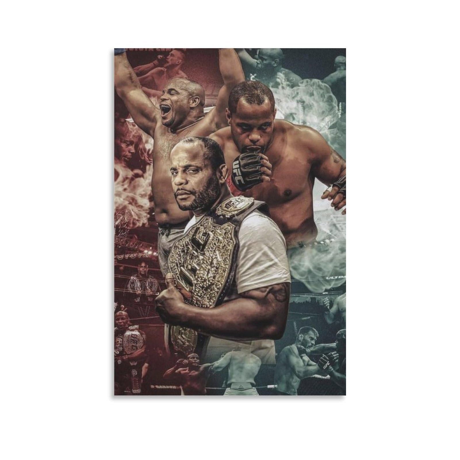 ASUIU Daniel Cormier Canvas Poster Posters Wall Art Painting Canvas Prints Decor Poster Artworks 20x30inch(50x75cm)