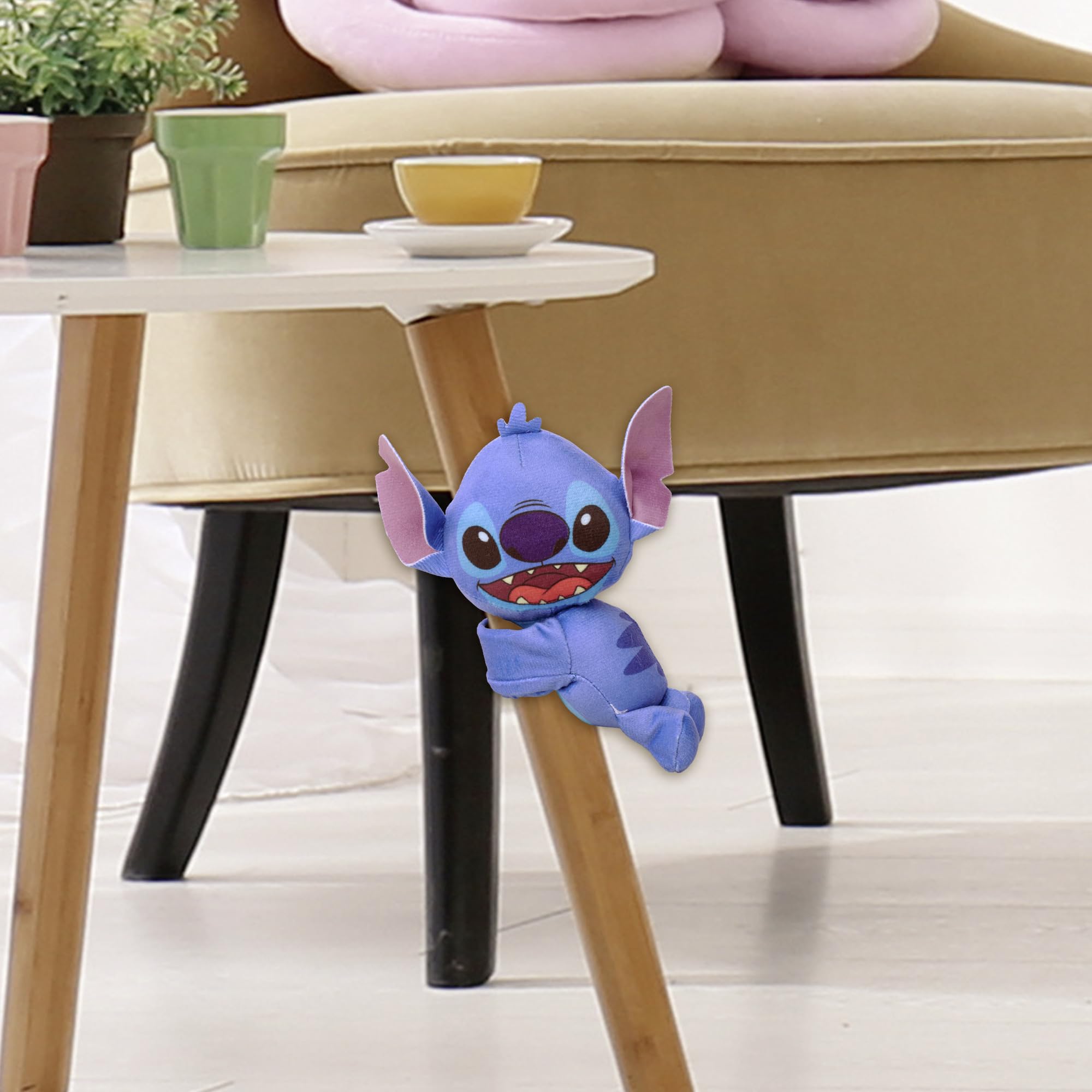 Disney Stitch - Pulsera de Peluche (17 cm, Apta para niños a Partir de los Primeros Meses de Vida)