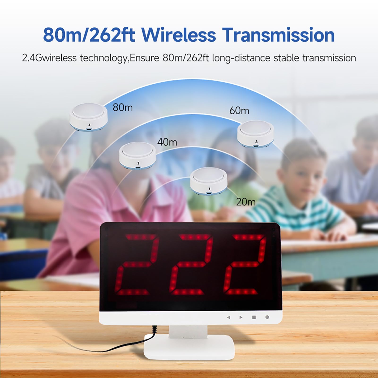 Buzzer di gioco a quiz per giochi di gara, 3 modalità di risposta, divertimento interattivo in classe e famiglia, ideale per spettacoli di giochi e feste
