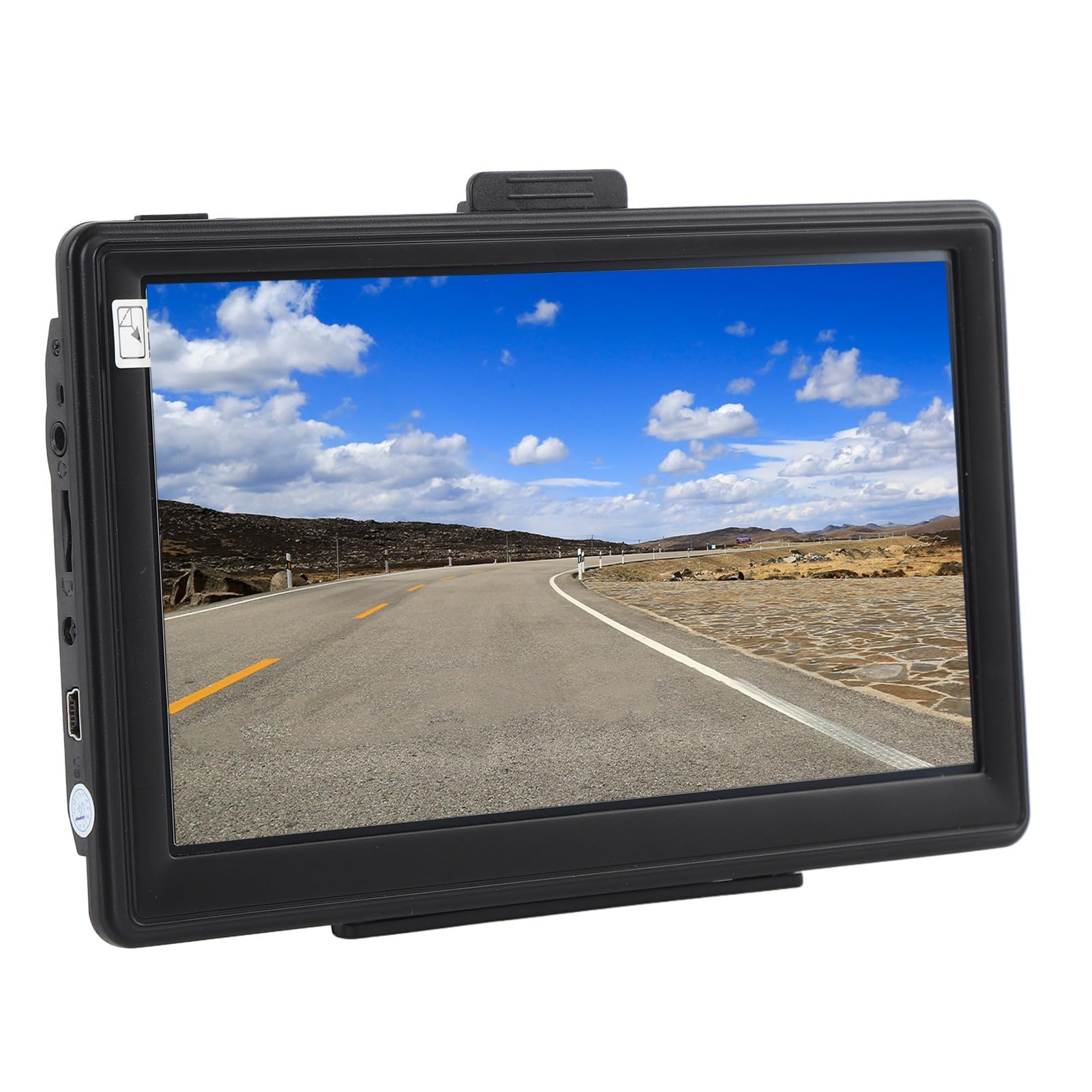 Headerbs Navegador GPS de 7 Pulgadas para Camión, Alertas de Voz,