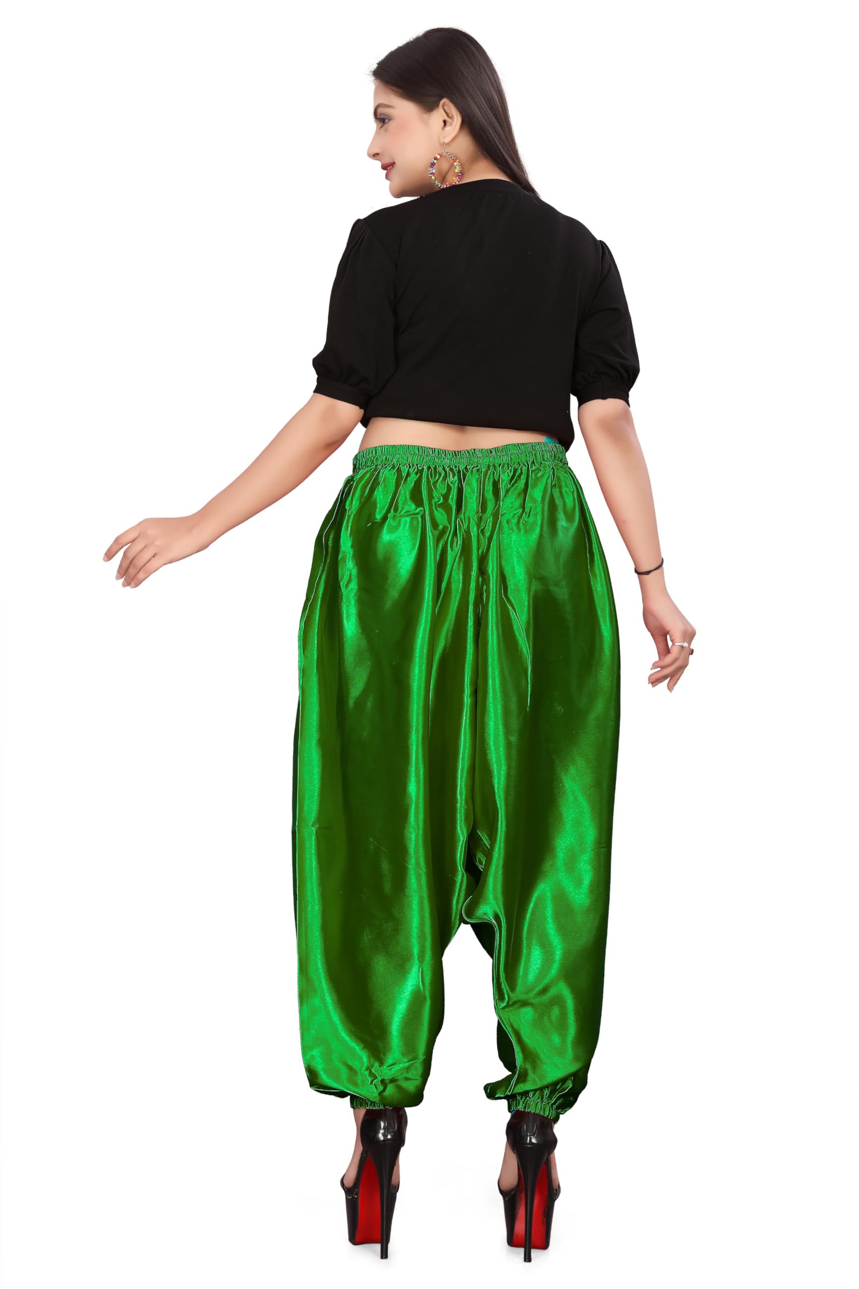 Pantalon sarouel de danse du ventre Boohoo Alladin pour femme (taille unique) S10