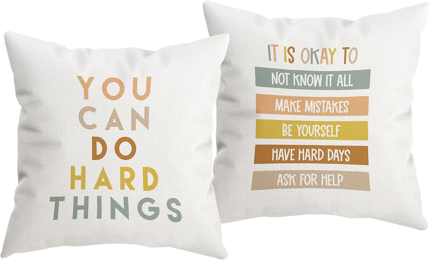 HUYAW Classroom Pillow Covers for Kids Reading Coner