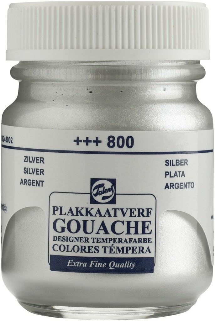 Talens Silver - GOUACHE PAINT 50ml JAR