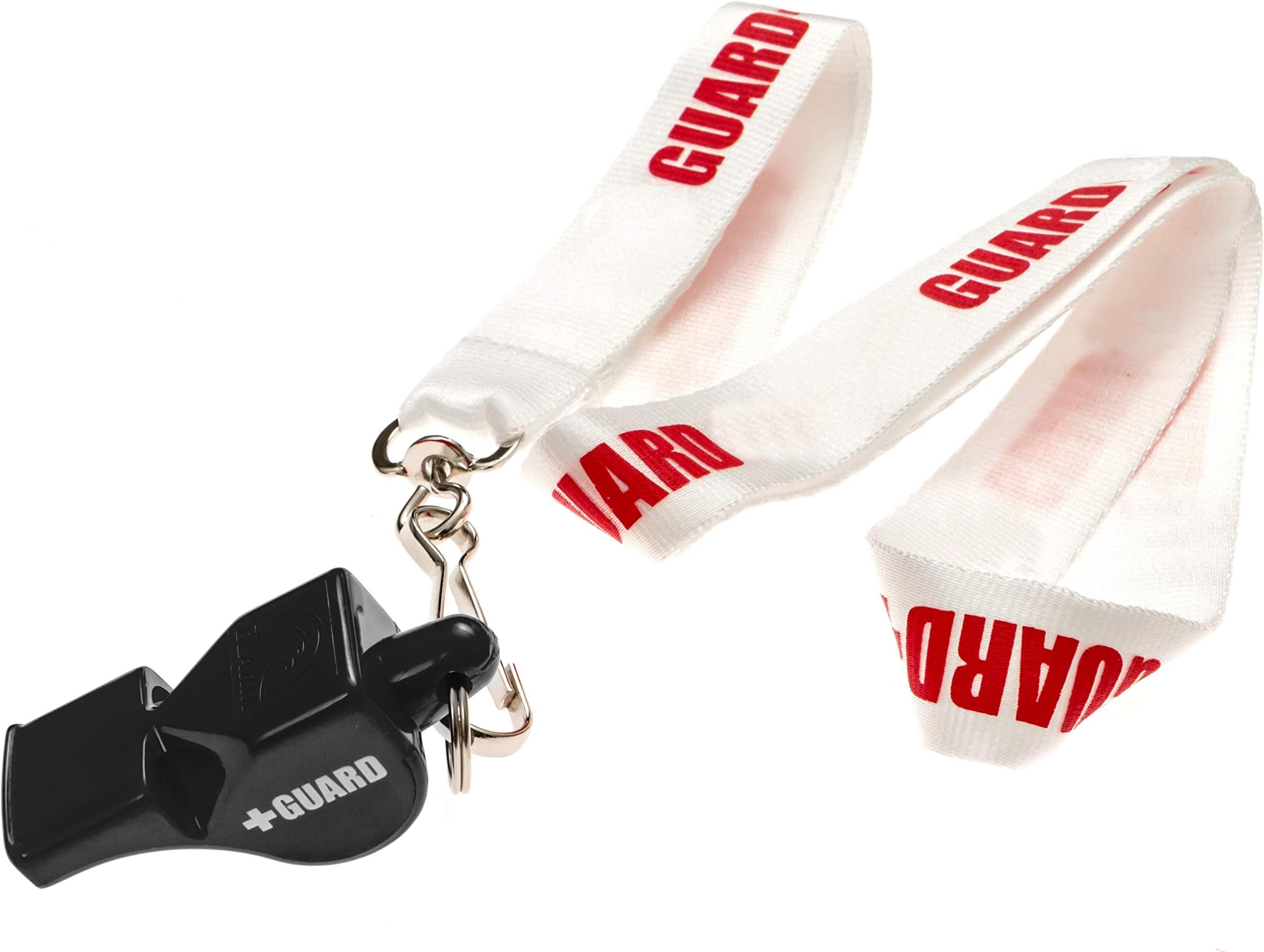 BLARIX Guard Whistle and Lanyard with Print (Black and White)