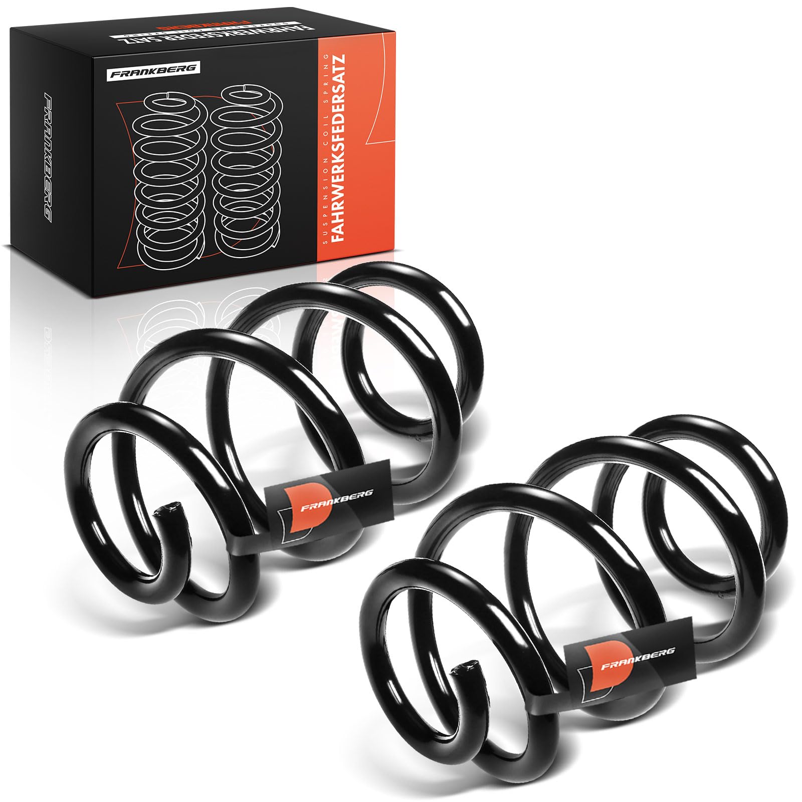 Frankberg 2 resortes de suspensión para eje trasero izquierdo y derecho | RA5026; Compatible con: Clase A W176, CLA Coupé C117