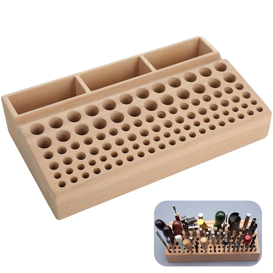 Amazon.co.jp: joyibay レザークラフトツールホルダー:98穴